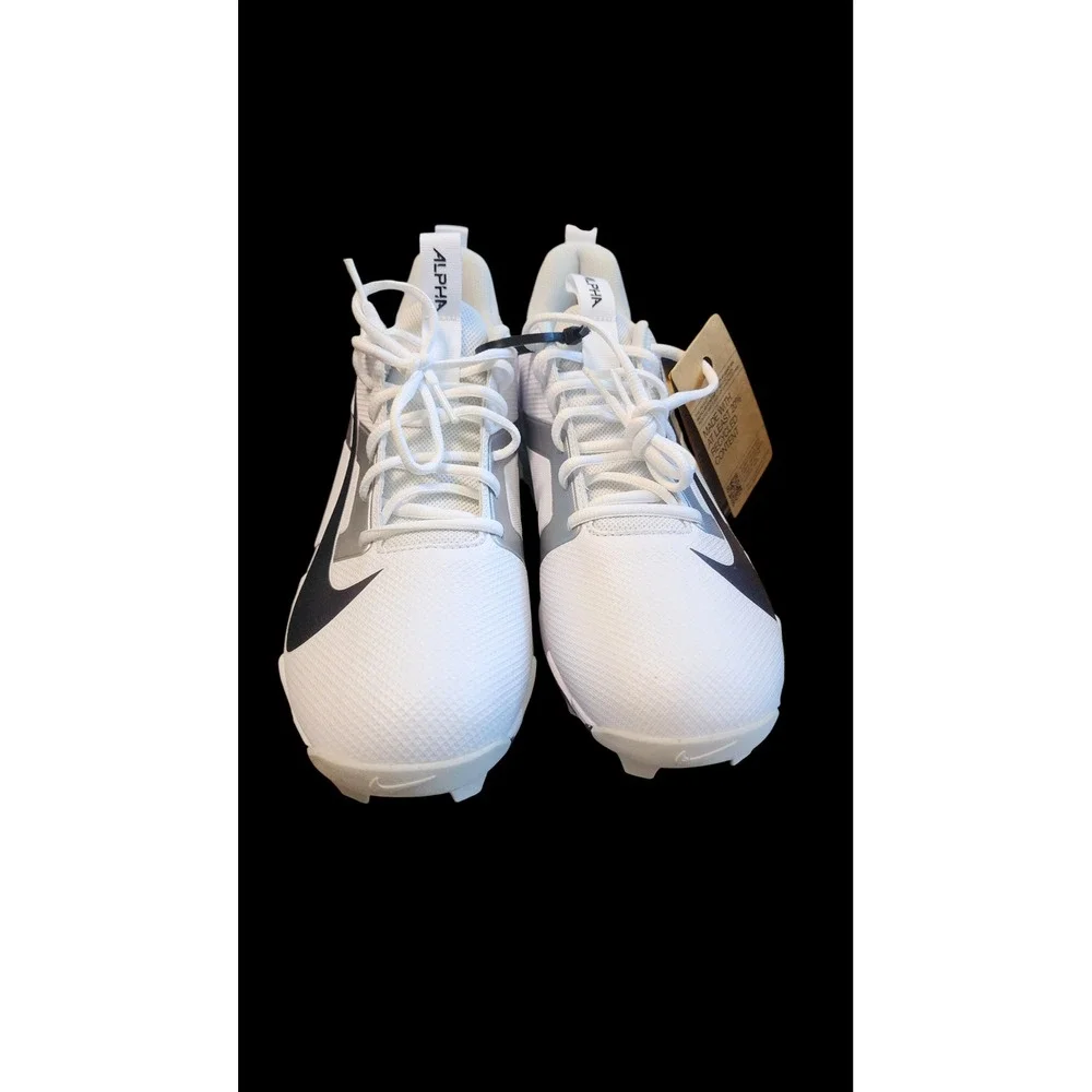 Nike Alpha Menace 4 Shark Cleats Mens White New‎